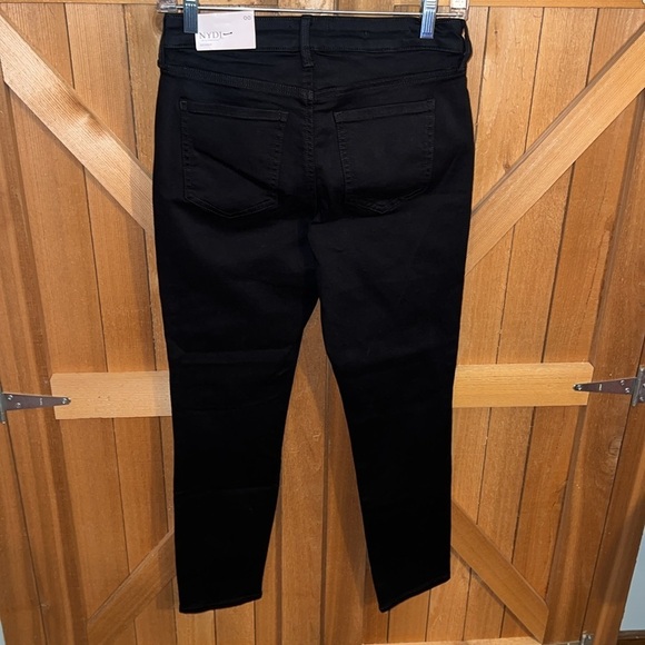 NYDJ Black Skinny Jeans 00 NWT - Picture 2 of 8